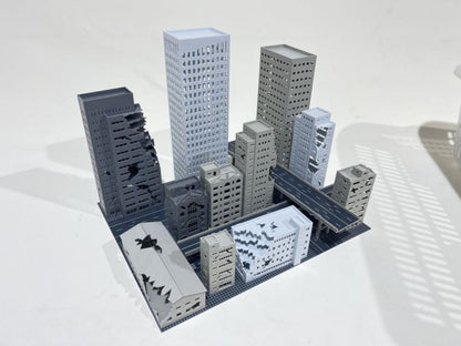 1/300 Building Model City Street House Scene Display Model