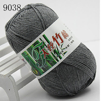 Hot Sale 50g Soft Bamboo Crochet Cotton Yarn Knitting Baby Knit Wool Yarn