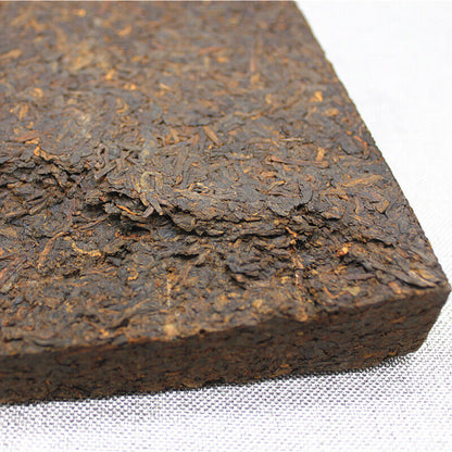 250g Yunnan Pu'er Tea Camphor Palace Tea Brick Ripe Tea Menghai Palace Brick