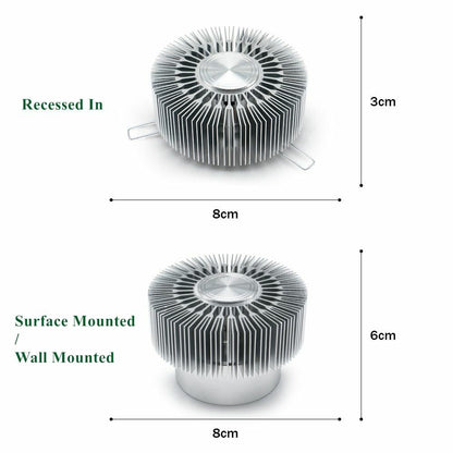Modern LED Downlight Recessed Spot Ceiling Lamp Surface Mounted Colorful Spot