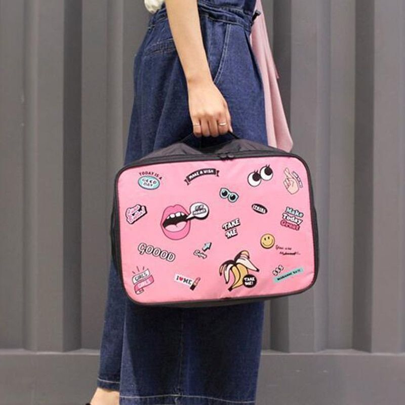 Travel Cosmetic Bag Makeup Case Storage Organizer Bags Waterproof Large Bag 1 PC