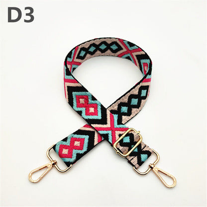 Ethnic Style Bag Belt Casual Shoulder Handbag Accessories Bag Handle Bag Strap