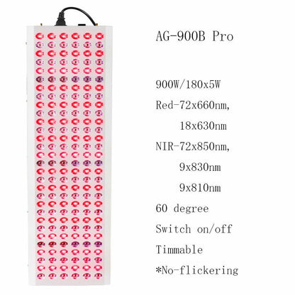 Infrared Red Light Therapy LED Light 300W 500W 1000W 630nm 660nm 810nm 830nm 850