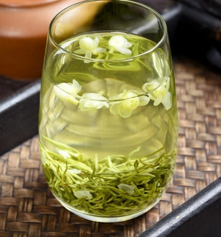 500g Bulk Jasmine Mao Feng Tea, China black hua Maofeng Green cha tee