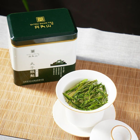 50g Organic Chinese Taiping Houkui Monkey King Green Tea Premium Loose Green Tea