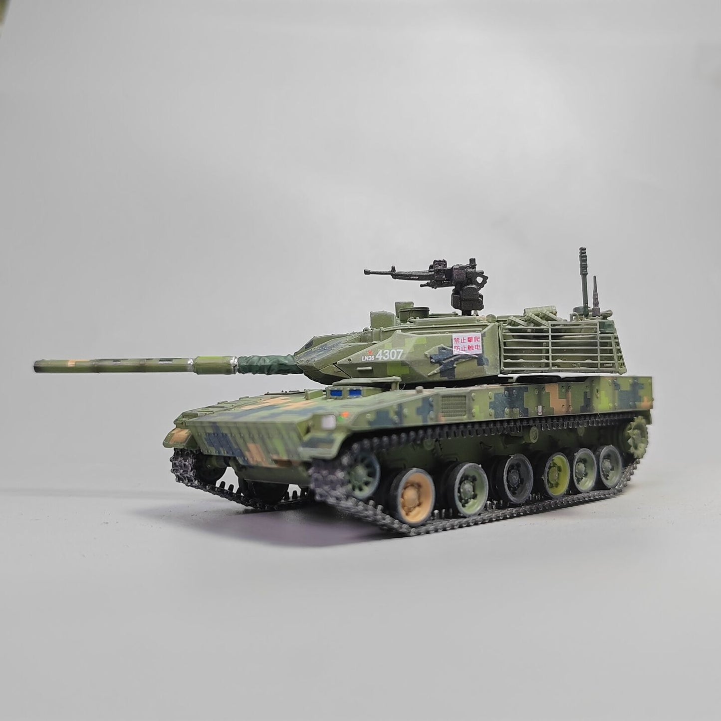 1/72 Sanrong Chinese Type 15 Light Tank Green Digital Painted Finished Model