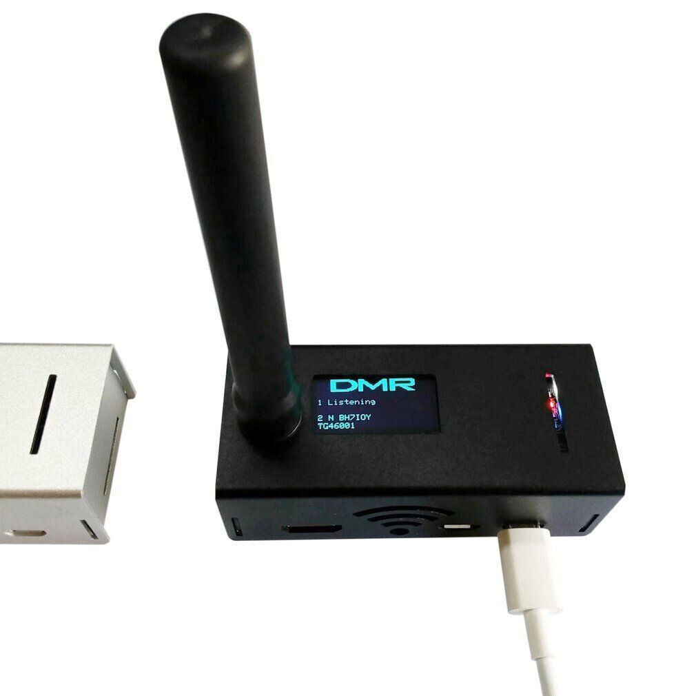 Assembled MMDVM hotspot Support P25 DMR YSF + Raspberry pi +OLED +Antenna + Case