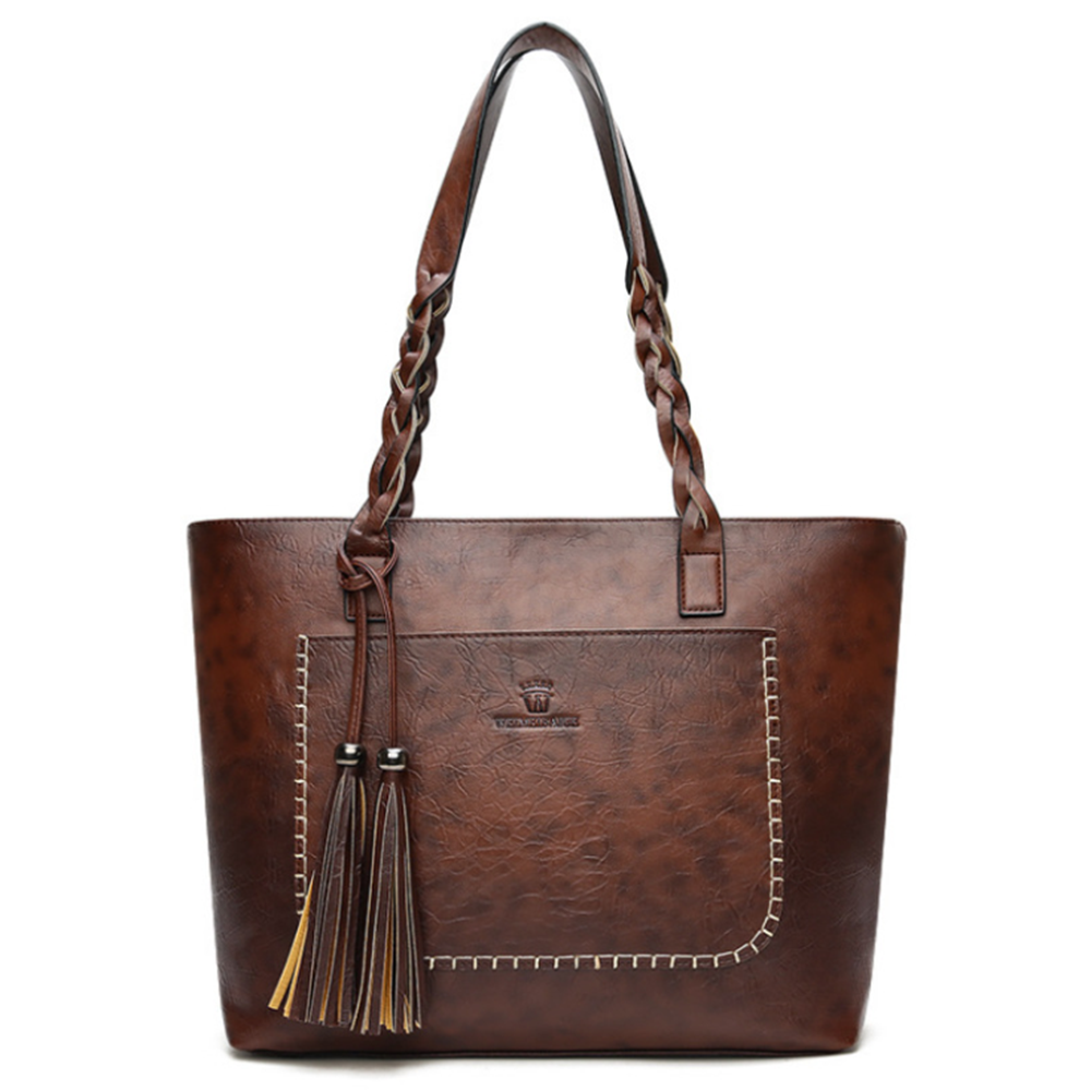 Women Fashion Faux Leather Handbags Tote Shoulder Bag Messenger Crossbody Purse