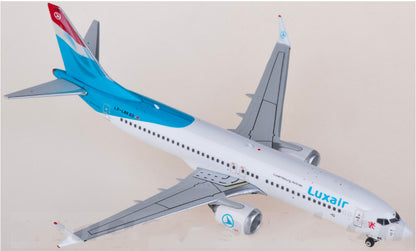 1:400 Phoenix Luxair Boeing 737 MAX 8 Passenger Airplane Diecast Aircraft Model