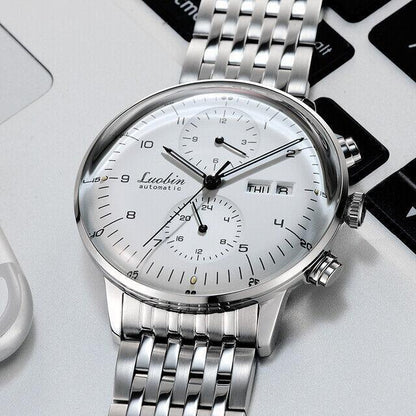 Automatic Men's Mechanical Luxury Watch Buisness 3atm Hour Date Month Multi Dial
