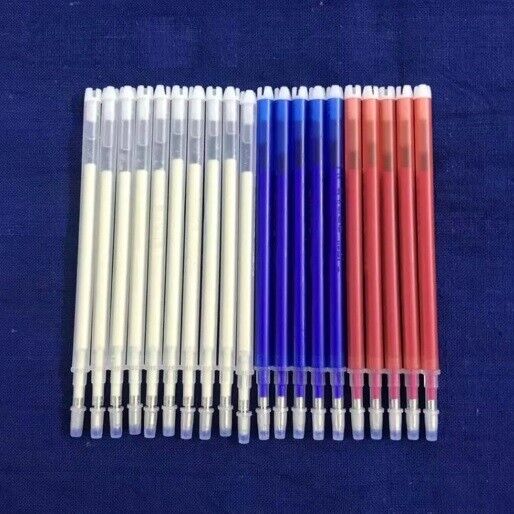 Fabric Markers 20Pcs High Heat Temperature Erasable Pens Leather Drawing Toolkit