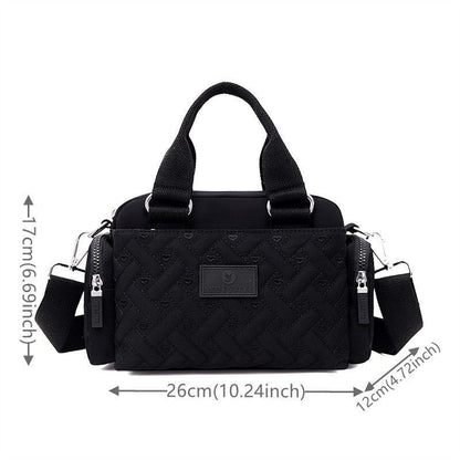 Women Waterproof Nylon Shell Crossbody Tote Handbag Shopper Bag Travelling Purse