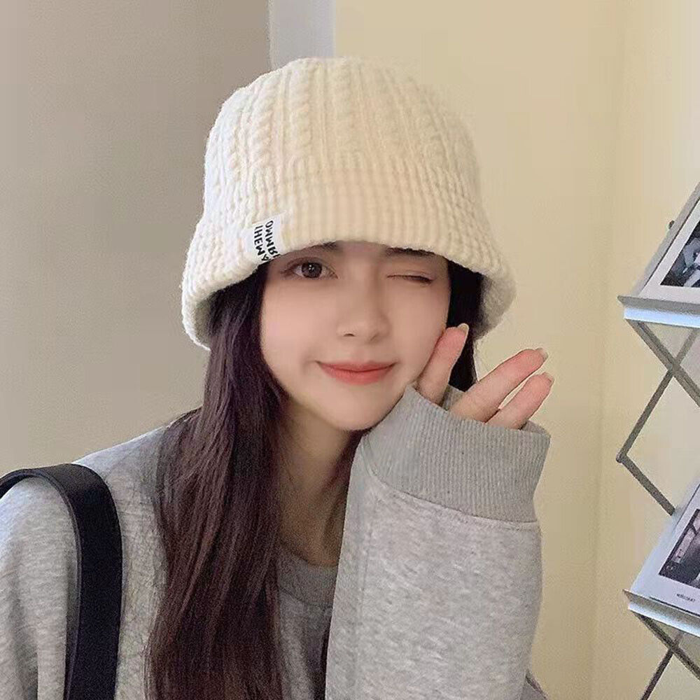 Bucket Hat Basin Cap Sunscreen Sun Cap Knit Fisherman Cap Panama Hat Casual