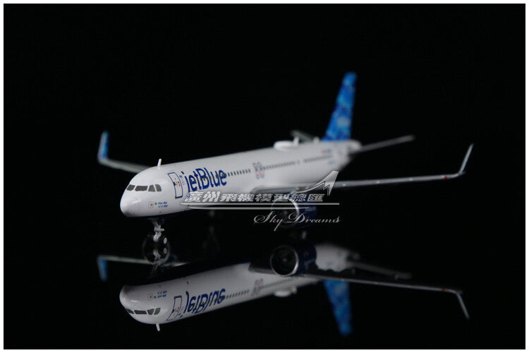 1:400 GeminiJets JetBlue BOEING A321neo Airplane Diecast Plane Aircraft Model