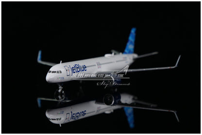 1:400 GeminiJets JetBlue BOEING A321neo Airplane Diecast Plane Aircraft Model