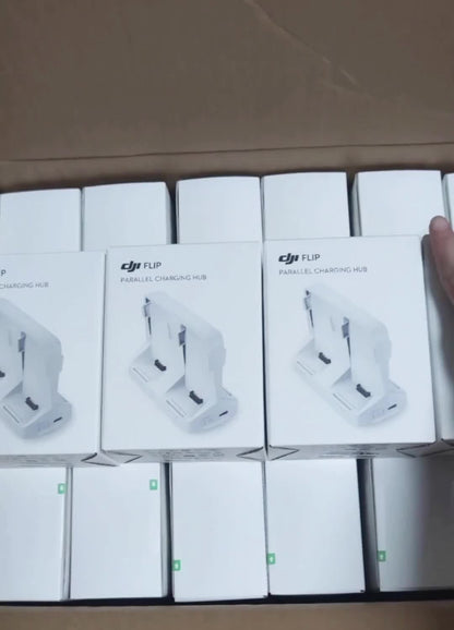 DJI Flip Parallel Charging Hub – 2-Battery Fast Charge, Power Bank, for DJI Flip