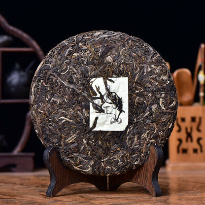 357g 2017 Spring Pu-Erh Tea Yunnan Big Tree Pu'er Cha Tea Cake Premuim Green Tea