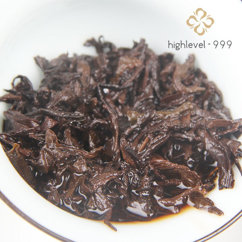 357G Ripe Pu'er Yunnan 2006 Brownshan Chunhai Qizi Compressed Tea Cake -