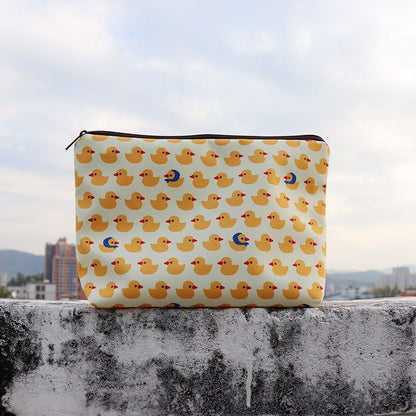 Bonded Fabric Storage Bag Travel Toiletries Organize Cosmetic Bag Makeup Purse
