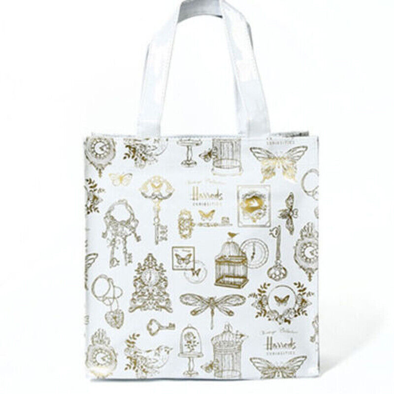 Harrods London Girls Shopper PVC Tote Bag Top-handle Casual Shopping Handbag