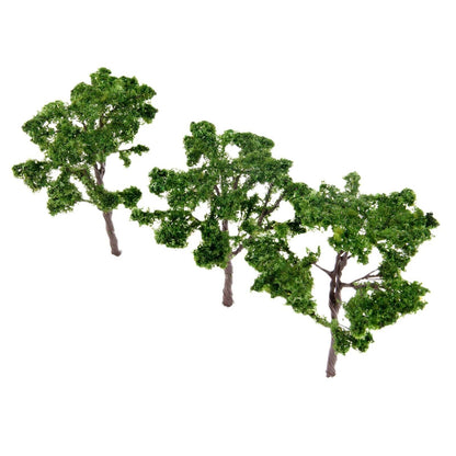 Model Trees 5Pcs Iron Wire DIY Railroads Park Nature Diorama Scenery Layout 10cm