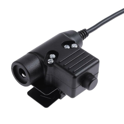 Replacement U94 PTT Adapter For REAL STEAL RS Headsets For KENWOOD Plug Parts
