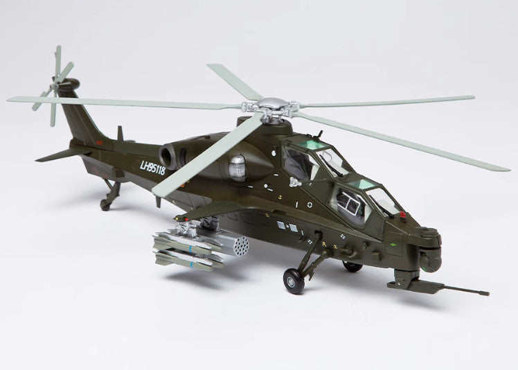 1:38 39CM China Air Force Z-10 Armed Helicopter Airplane Diecast Aircraft Model