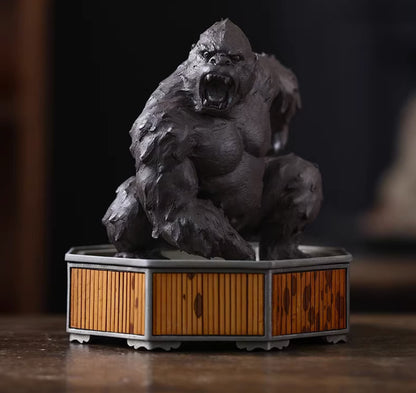 Chinese Yixing Accessories Zisha Tea Pet King Kong Decoration Black Clay Gorilla