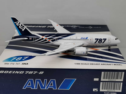 1:400 JC Wings ANA BOEING B787-8 Flap Down Passenger Airplane Diecast Model