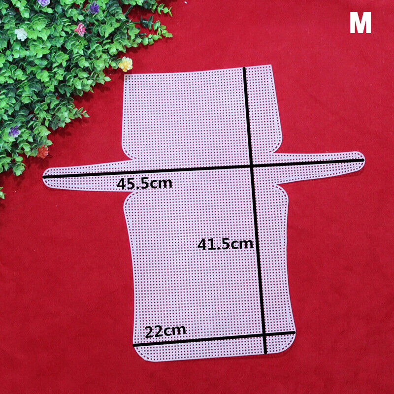 Knitting & Weaving Plastic Mesh Sheet Chenille DIY Bag Accessories Knit Helper~