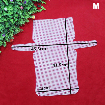 Knitting & Weaving Plastic Mesh Sheet Chenille DIY Bag Accessories Knit Helper~