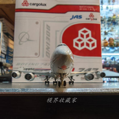 1:400 JC Wings Cargolux Boeing 747-8F 50 Years Livery Diecast Aircraft Model