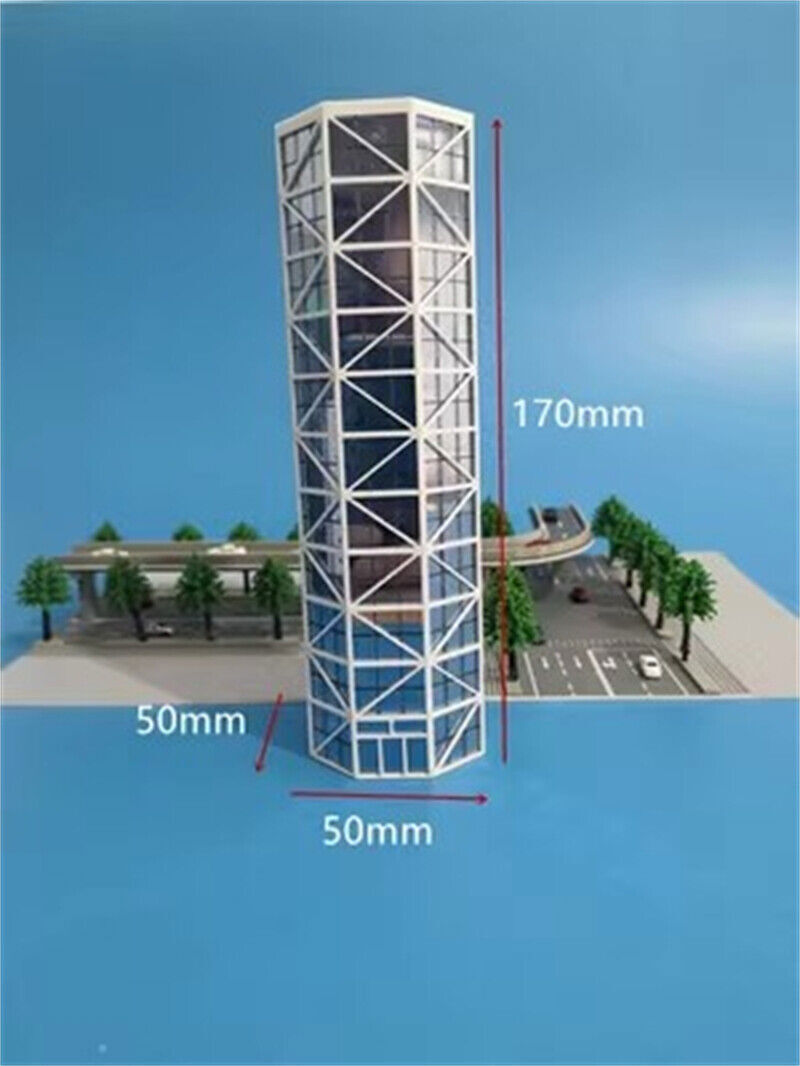 1/300 Scale Railway Station Scene Building City High-Rise Building Model Toy