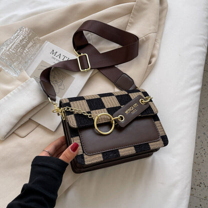 Mini Fabric Flap Crossbody Sling Bags Women Handbag Shoulder Bag Handbags