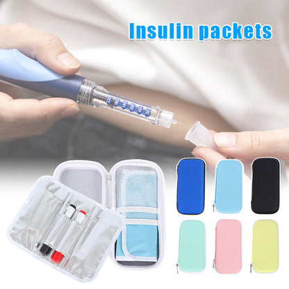Portable Insulin Cooling Bag Travel Cooler Pocket Drug Freezer Pouch Accessories