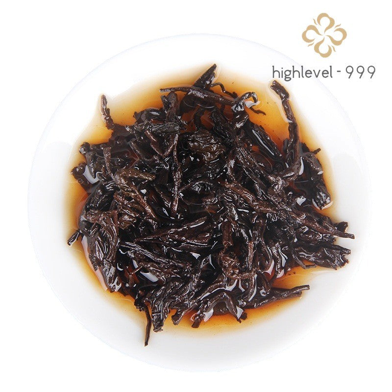 500g Ripe Pu'er Tea Yunnan Yiwu Ancient Tree Thin Square Slice Aged Leaf Tea