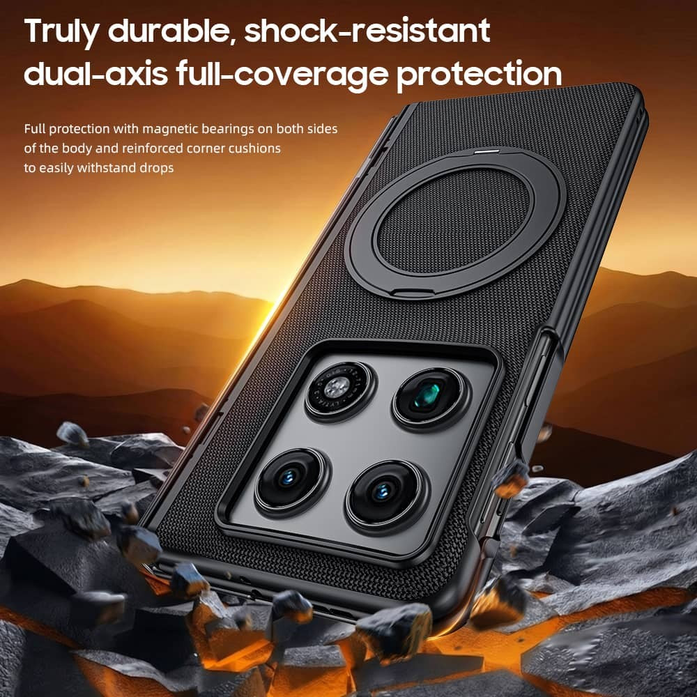For Motorola Razr Fold Case Magnetic Ring Stand Hinge Rugged Protector Case