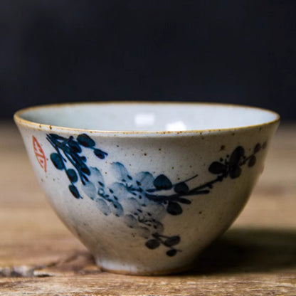 Ceramic Tea Cup, Chinese Handmade Retro Tea Cup, Kung Fu Tea Set, Master Cup
