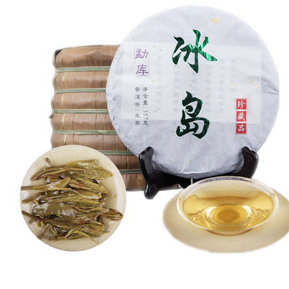 Eearly Spring cha Pu erh Tea Cake Yunnan Bingdao Tree Green Tea Health Food 357g