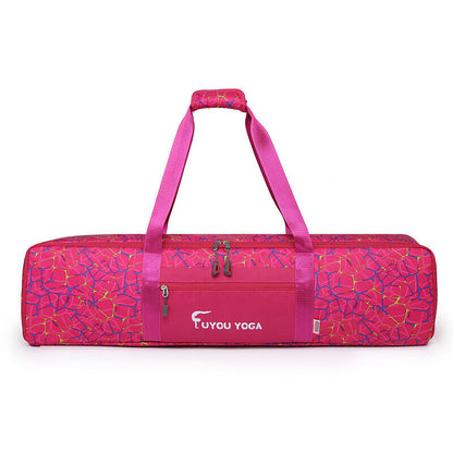 Waterproof Print Yoga Mat Storage Bag Portable Handbag Fitness Shoulder Bags