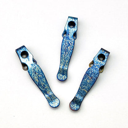 1PC. Knife Titanium Deep Carry Pocket Clip for Genuine Spyderco Shaman C229