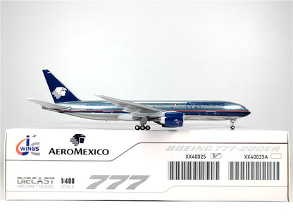 1:400 JC Wings AEROMEXICO BOEING B777-200ER Passenger Airplane Diecast Model
