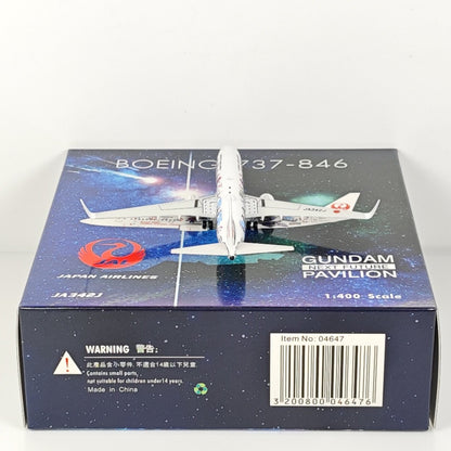 1:400 Phoenix Japan Airlines B737-800 JA342J Airplane Diecast Aircraft Model