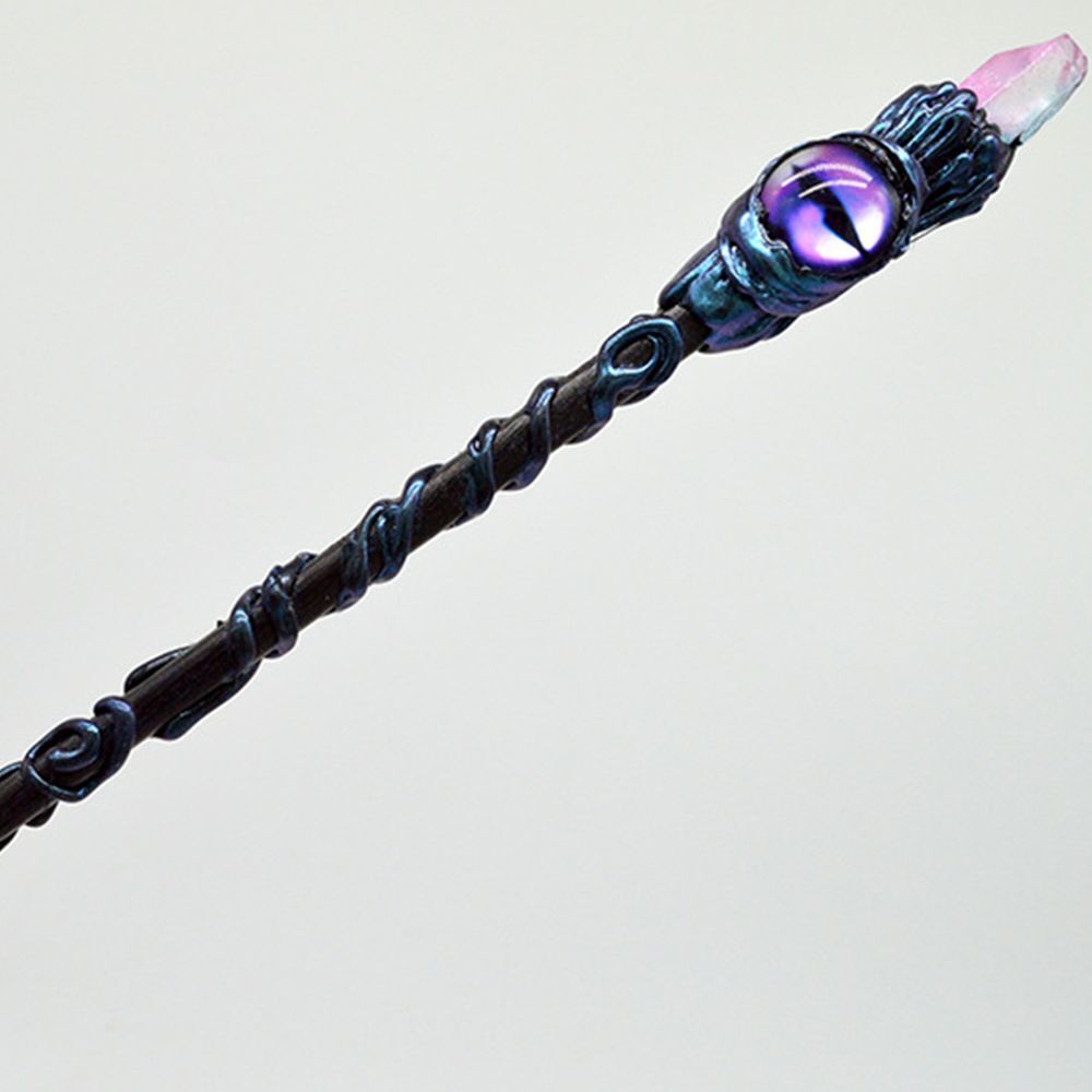Witch Magic Wand Multicolor Natural Crystal Jewelry Fairy Stick Hair Accessories
