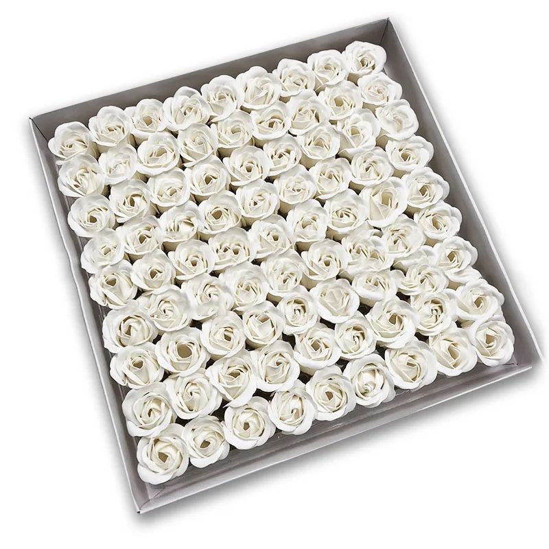 Bath Soap 81Pcs Lot Rose Flower Body Floral Scented Valentines Day Gift Holding
