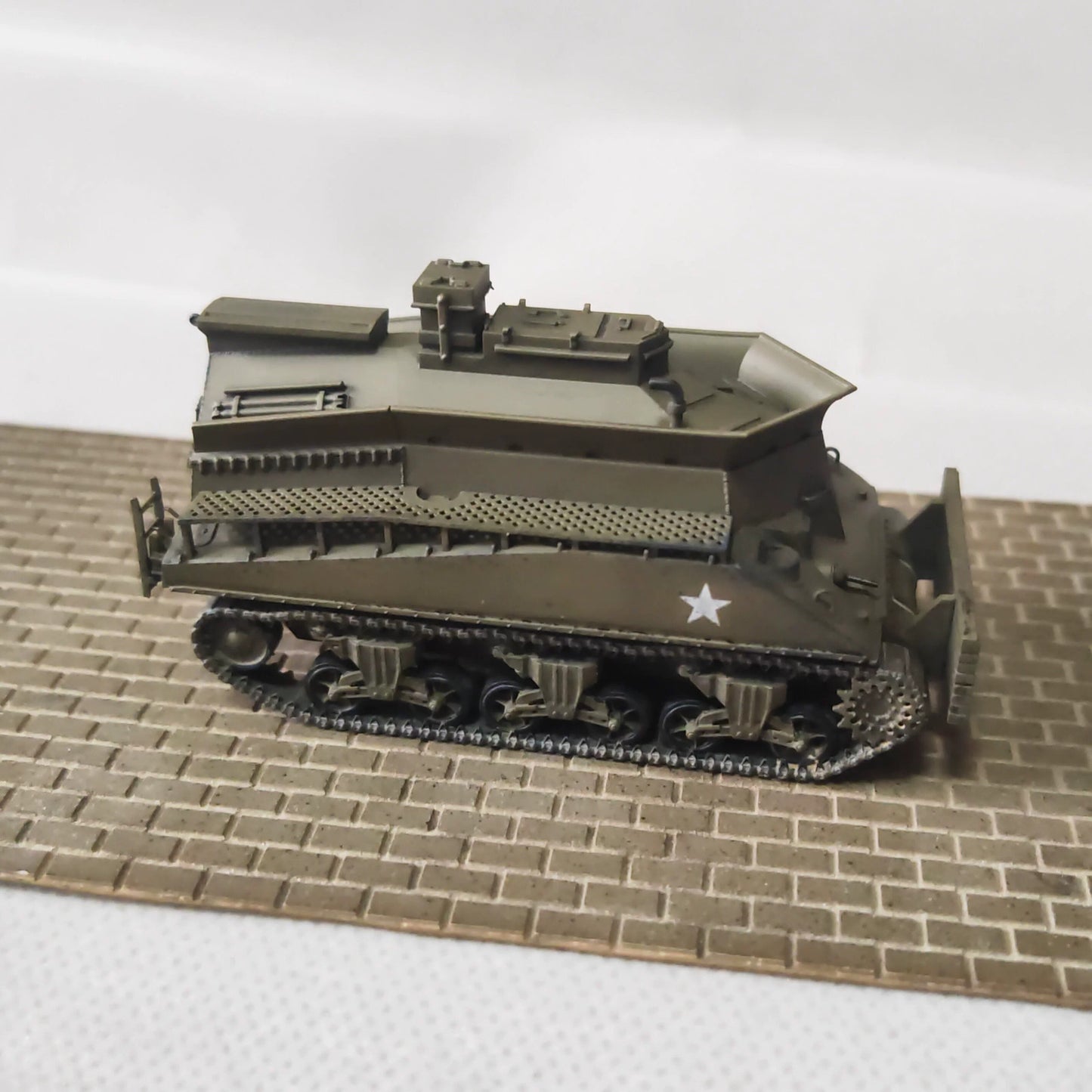 Homemade 1/72 BARV Beach Armored Repair Vehicle Tank Finished Model Toys