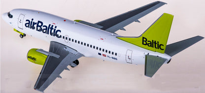 1:200 JC Wings airBaltic BOEING 737-500 Passenger Plane Diecast Aircraft Model