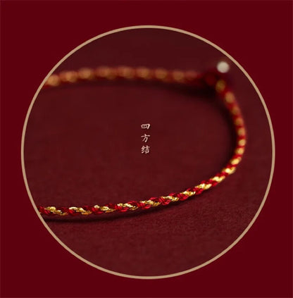 Handmade Red String Luck Bracelet Anklet Good Luck Braceles Bangles