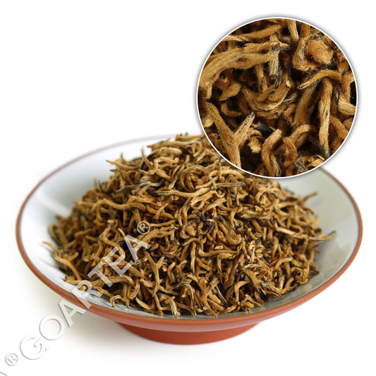 GOARTEA 50g Nonpareil Supreme Jinjunmei Black Tea Golden Eyebrow Black Tea-