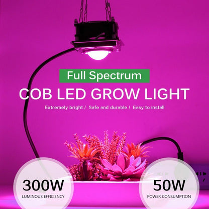COB Grow Light Full Spectrum 300W High Luminous Efficiency Growing Lamp Plants